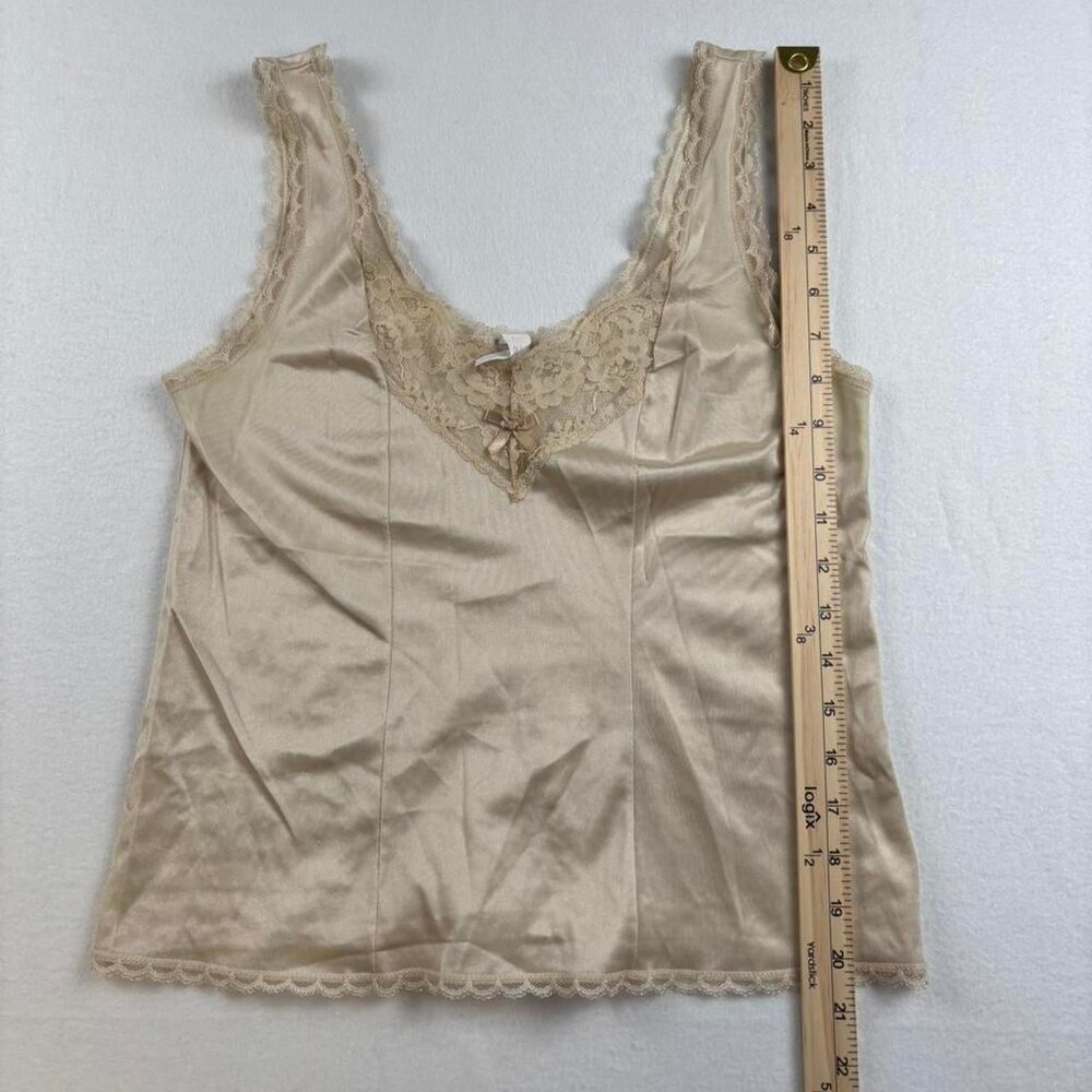 Vintage Ashley Taylor Lace Camisole Bundle Black Cream Tanks Women's Small Satin - Picture 5 of 6